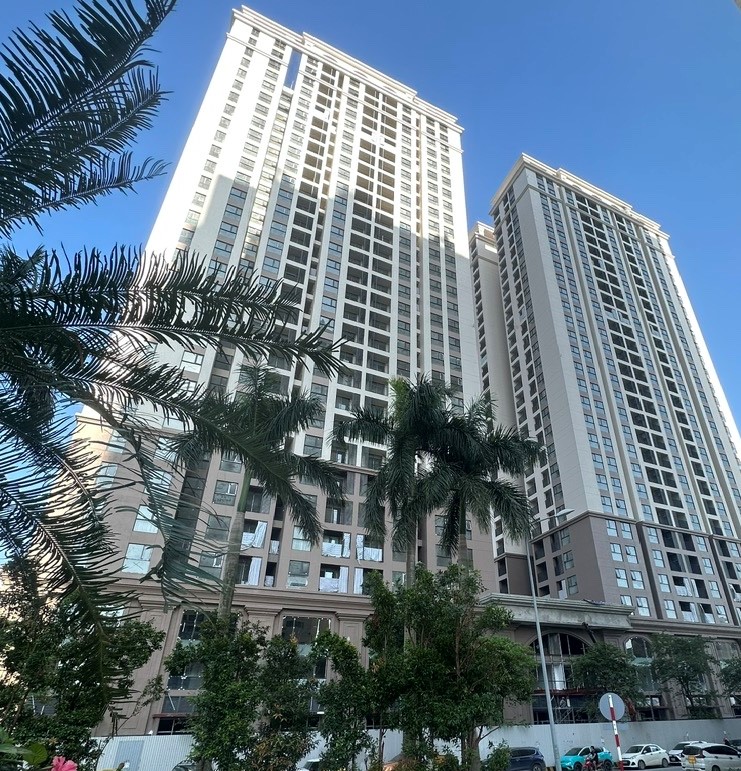 Toàn cảnh 2 tòa tháp A và B chung cư The Charm