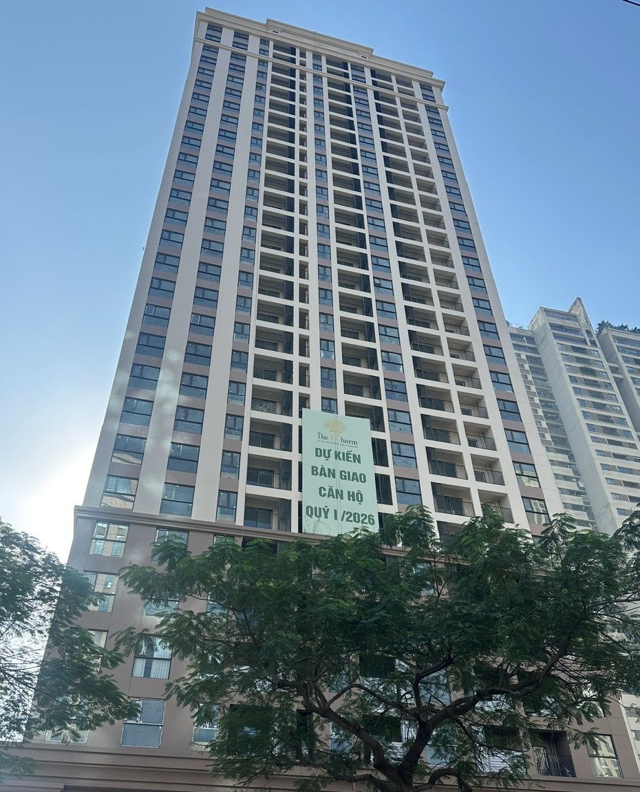 Diện mạo tòa tháp A và B - The Charm An Hưng tháng 11/2025